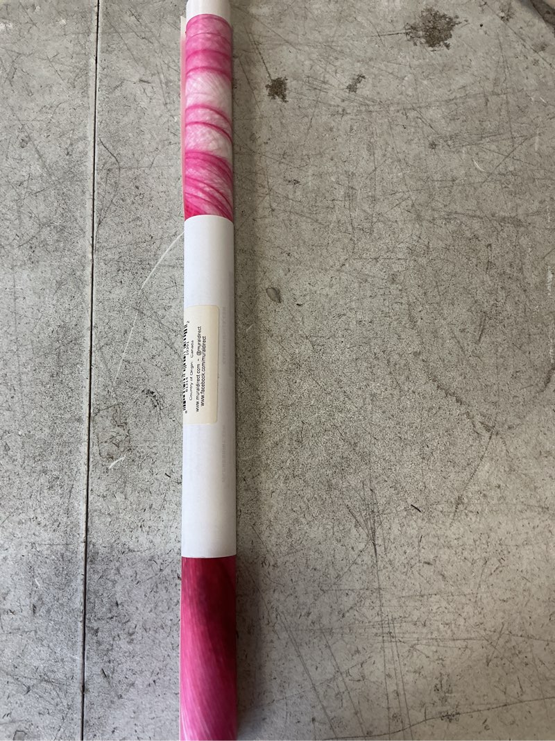 JP London POS2414 uStrip Peel and Stick Removable Wall Decal Sticker Mural Pink Feather Burlesque Wind, 24-Inch by 19.75-Inch