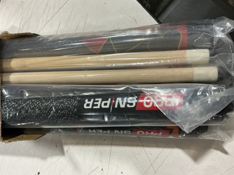 Condition photo showing Good Condition for prosniper premium pool sticks set of 4 | 58-inch, 19-oz canadian maple pool cue with low-deflection shaft & 4 extra chalks | pro-grade billiard cue for home & bar play maple power series