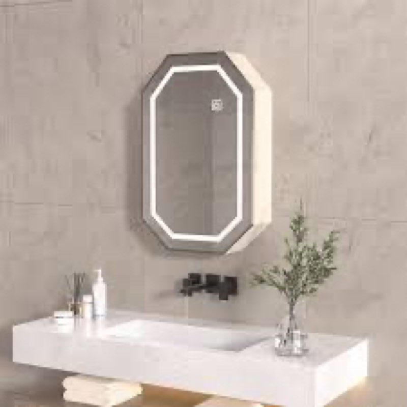 Bergess LED Light Mirror Medicine Cabinet