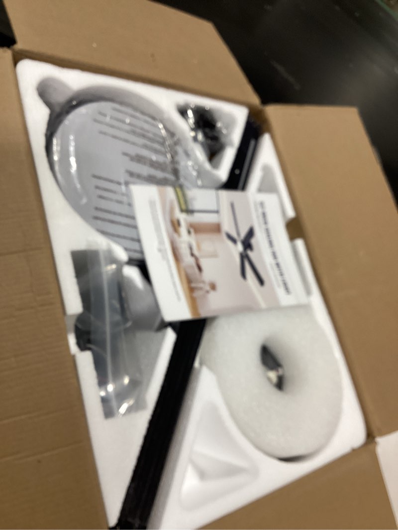 Condition photo showing Good Condition for knun 52 inch ceiling fans with lights,low profile ceiling fan with remote control and app, double-sided fan blades, 3cct dimmable led, noiseless, flush mount ceiling fan for bedroom, patio brown 52 inch