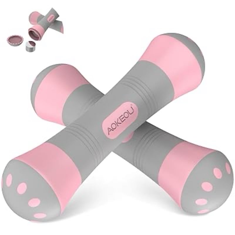 KOOLSEN Adjustable Dumbbell Set with Anti-Slip 