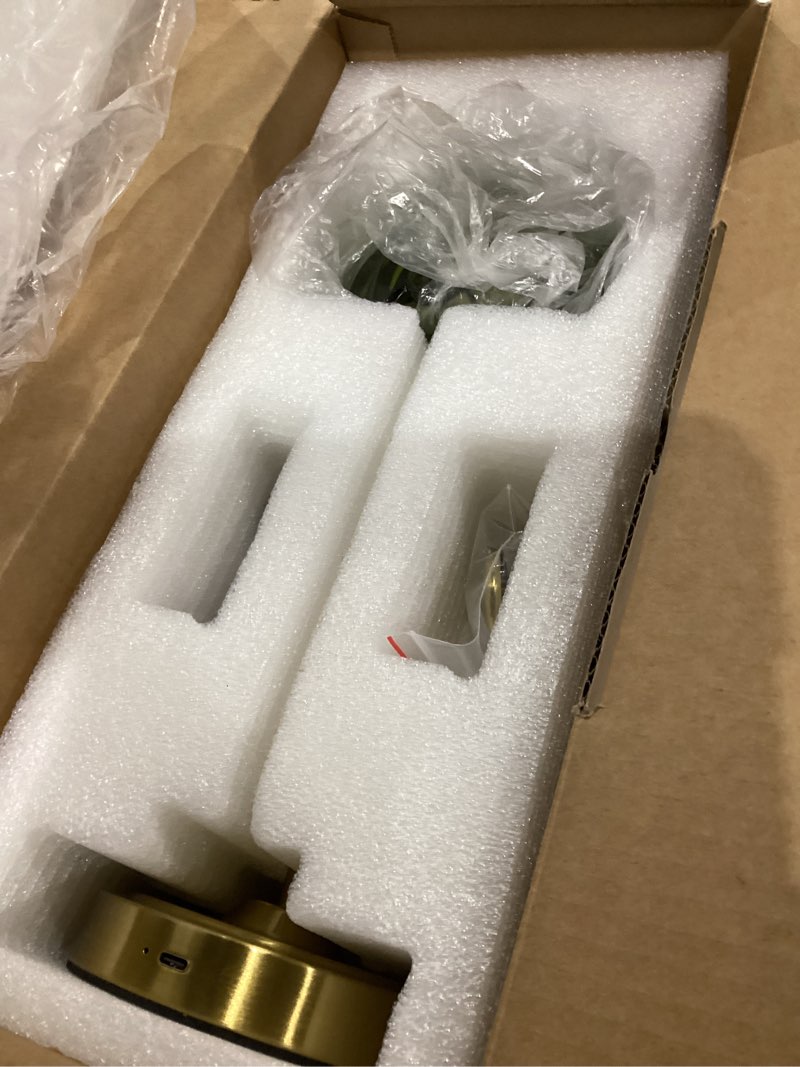 Condition photo showing Good Condition for Tulip Table Lamp with 5000mAh Battery & Touch Control, Small Cordless Table Lamp with 3 Colors, Dimmable Rechargeable Battery Operated Table Lamps for Bedroom, Bedside, Desk (Green Tulip)