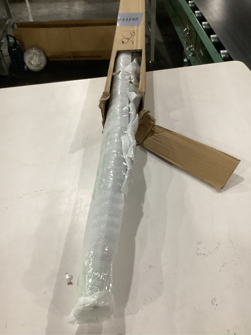 Rectoo Pipe Stair Handrail, 7 Ft Metal Staircase Handrail, Black Galvanized Industrial Iron Hand Rai