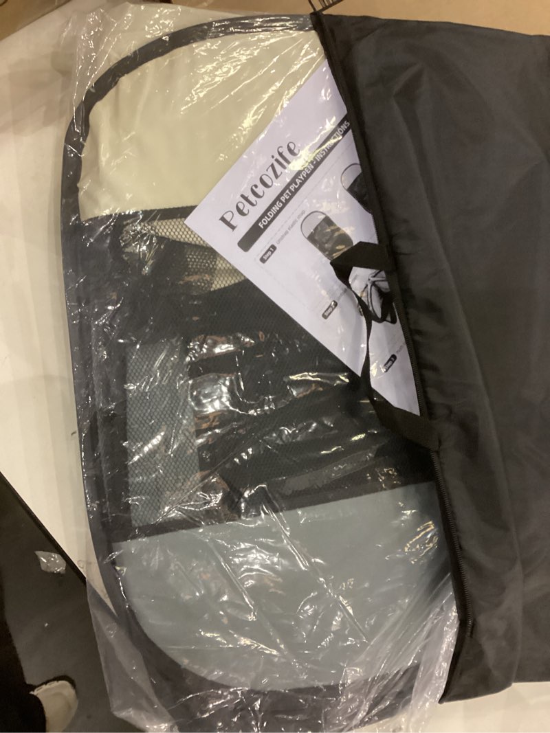 Condition photo showing As Is for Folding pet playpen 