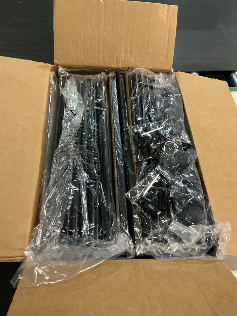 Condition photo showing Good Condition for dcet under bed storage with wheels - rolling underbed containers with pvc clear lid & dividers, 600d oxford fabric, pu leather handles, adjustable magic tape partition, xxl 66l,2 pack (black) black 2p