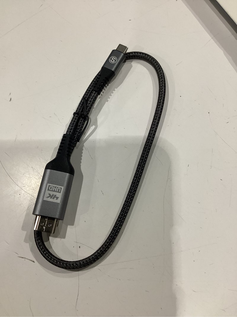 Condition photo showing New/Like New for usb c to hdmi cable 1.5ft, [4k, high-speed], usb type c to hdmi cord [thunderbolt 3/4 compatible] for iphone 17 16 15 pro max plus air, macbook ipad pro/air,samsung s26 s25 s24 s23 s22 surface switch 1.5ft grey 1