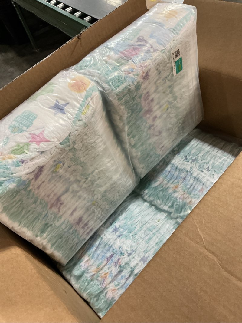 Condition photo showing New/Like New for Pampers Training Pants - Easy Ups Girls & Boys - Size 3T-4T, 124 Count, Peppa Pig Potty Underwear (Packaging May Vary) 3T-4T 124