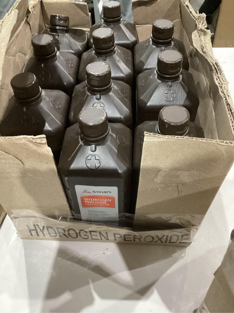 Condition photo showing Good Condition for Swan Hydrogen Peroxide 3% USP | Made in USA | First Aid Antiseptic | 16 fl. oz. (10Count)