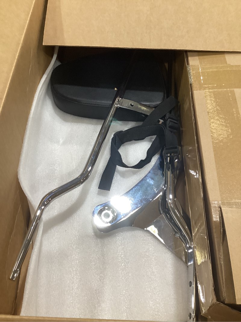 Condition photo showing As Is for motorcycle detachable passenger backrest sissy bar for honda shadow ace 400 750 vt400 vt750c vt750cd 1997-2003
