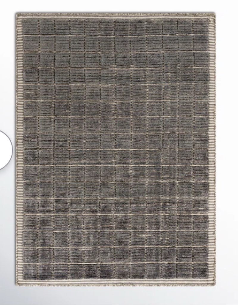 Jacey Handmade Tufted Charcoal Gray Area Rug 2’6 x 9’9  