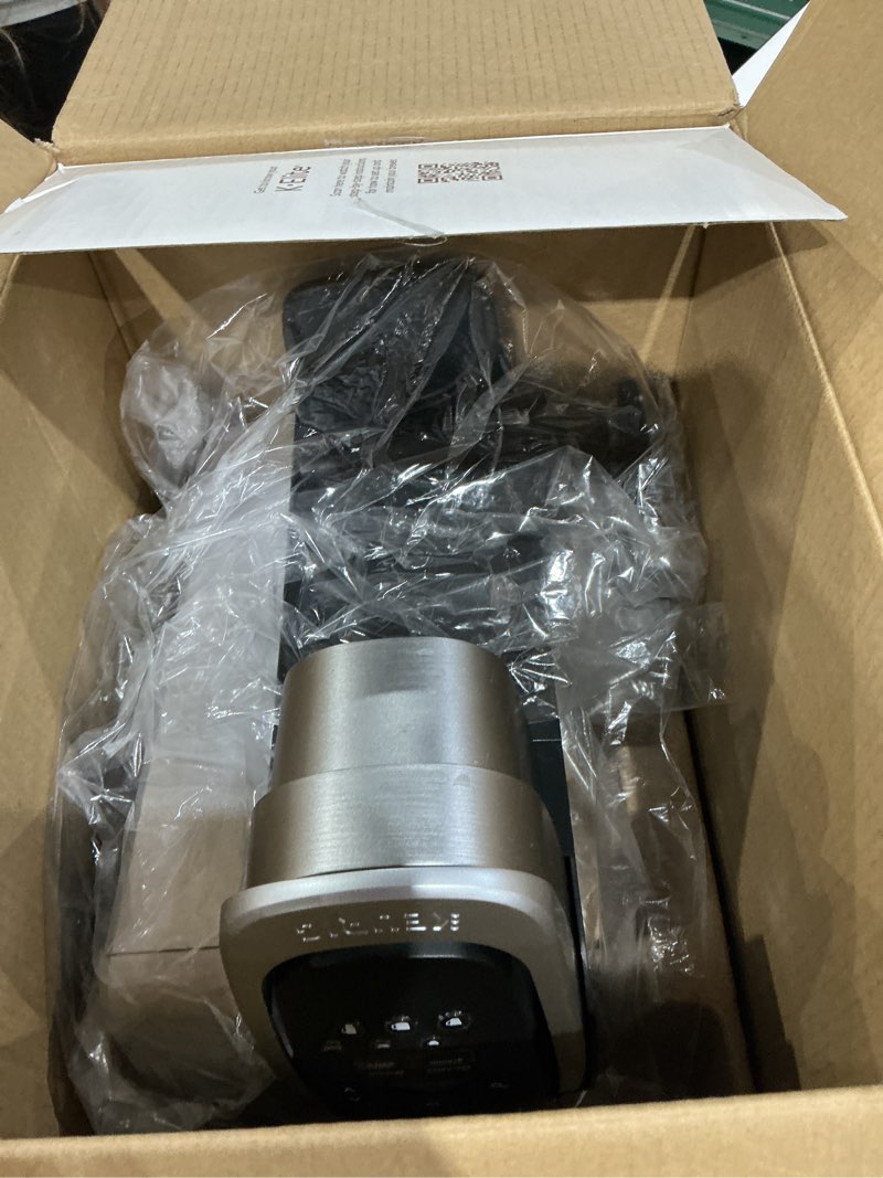 Condition photo showing As Is for keurig k-elite single serve k-cup pod coffee maker, with strength and temperature control, iced coffee capability, 8 to 12oz brew size, programmable, brushed silver