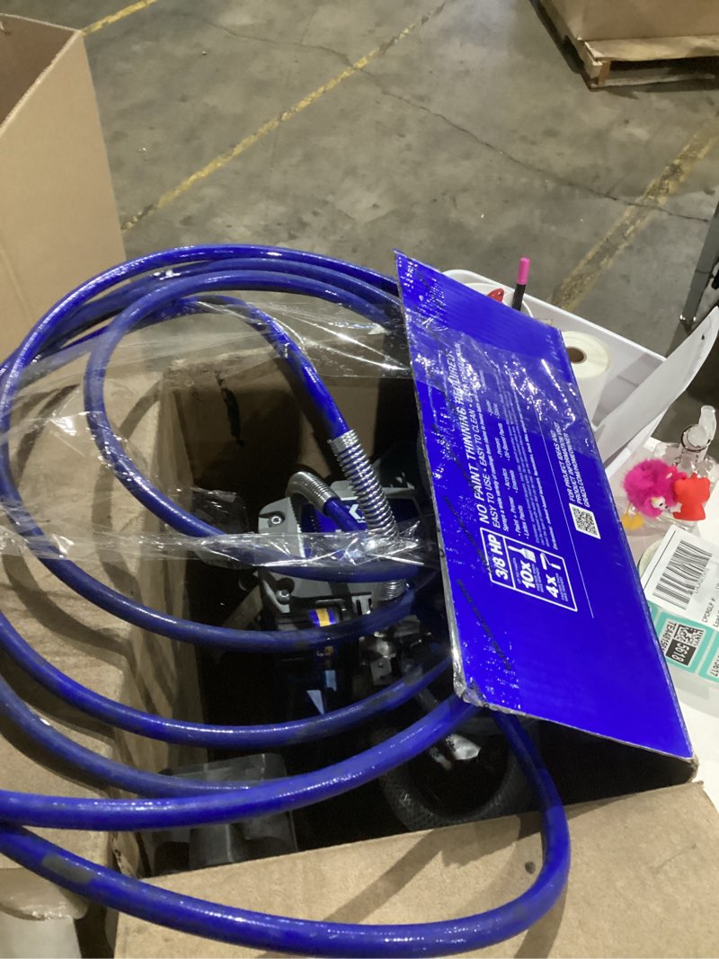 Condition photo showing As Is for graco magnum project painter plus electric stationary airless paint sprayer