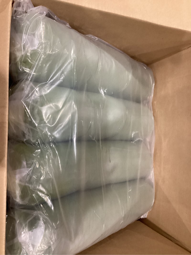 Condition photo showing New/Like New for marsui 4 pcs outdoor indoor high back chair cushions patio furniture tufted pillow with ties water-resistant replacement outdoor rocking chair cushions, 42 x 21 inches (moss green,solid color) 4 moss green solid color