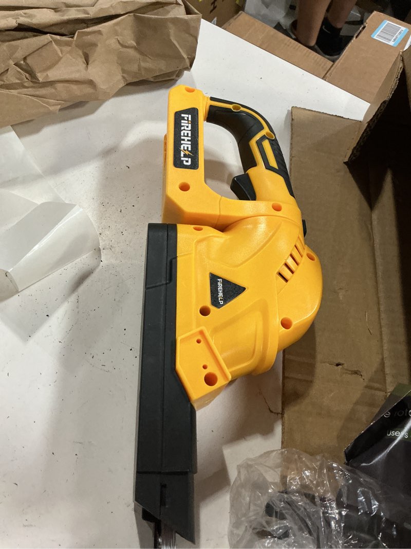Condition photo showing Good Condition for 22-inch electric hedge trimmer cordless compatible with dewalt 20v max battery, cordless hedge trimmer, brushless bush trimmer, 2/3'' cutting capacity, lightweight-only tool yellow
