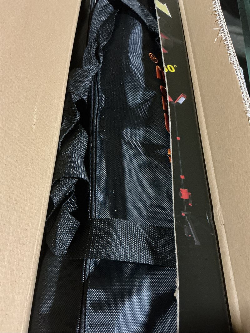 Condition photo showing As Is for SYLSTAR Hybrid Powered LED Work Light with Tripod, 12000 Lumens Corded & Rechargeable Battery Work Light, 7.4ft Aluminum Telescopic Stand, 3 Brightness Levels, IP65, Dual Head, Portable Job Site Light