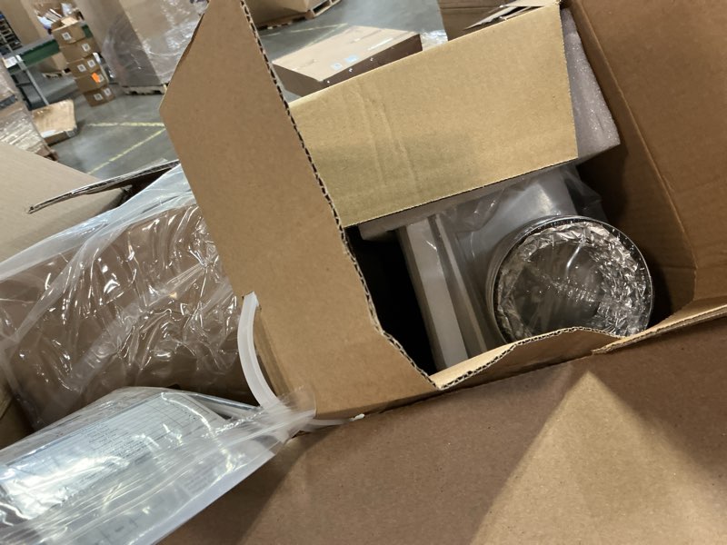 Condition photo showing Good Condition for Nuanchu 2 Pack 12.2" Bathroom Exhaust Fan with Light, 110 CFM Quiet 1.0 Sone, Mounting Opening 11.81 x 11.81 Inch Shower Ceiling Mount Vent Fan Lights Combo for Home Office