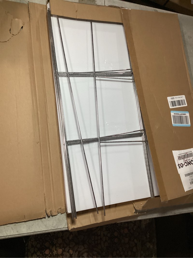 Condition photo showing New/Like New for Blank Yard Signs with Stakes, 6 Pack Lawn Signs 18x24 Inches, Custom Double Sided for Yard Sale Signs Outdoor, Garage Sale, Party Decorations (18x24inch) 18x24inch-6pcs