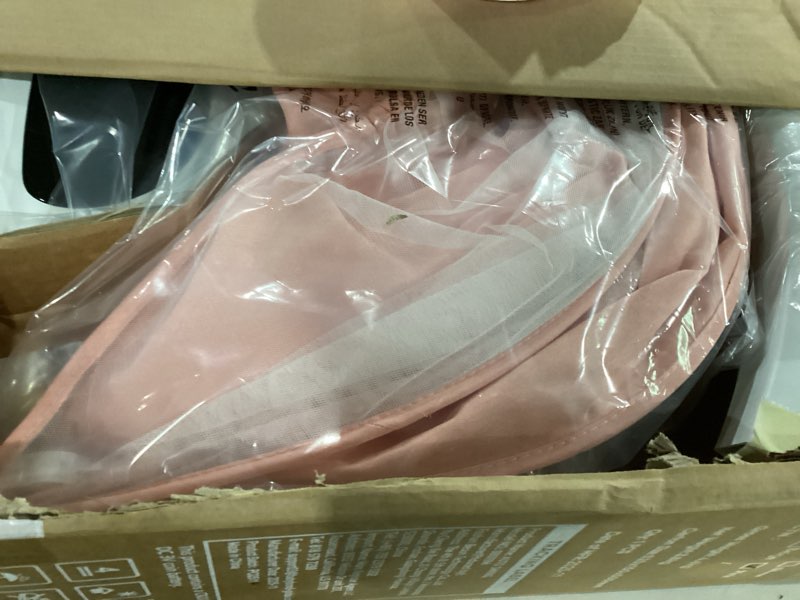 Condition photo showing New/Like New for (not tested)babybond baby swings for infants, bluetooth infant swing with music speaker, 3 seat positions, 5 point harness belt, 5 speeds and remote control - 1 pcs (pink)