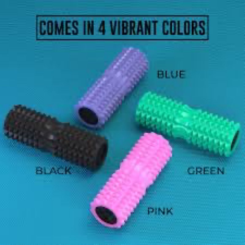 RUNWE Foam Roller with Stand - Bracket Foam Roller for Back Pain, 21 inch Trigger Point Deep Tissue 