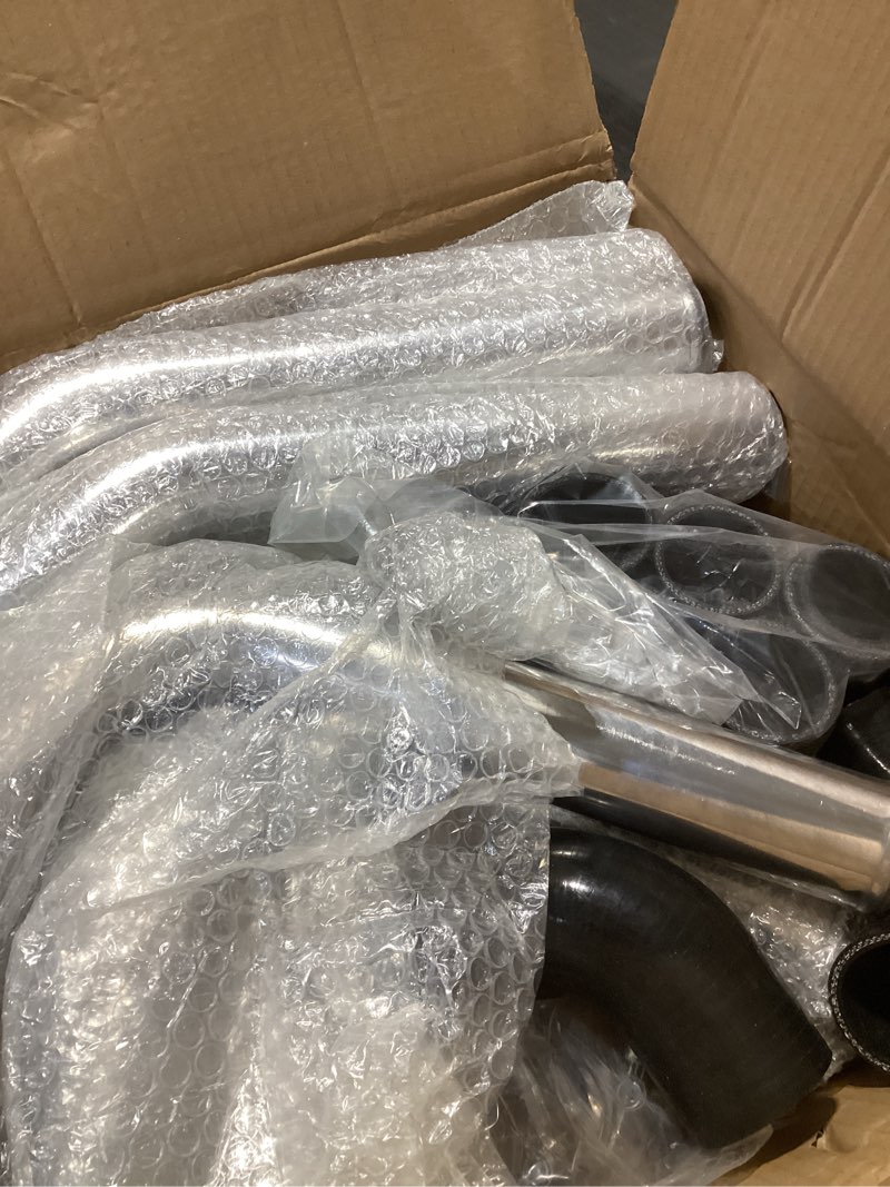 Condition photo showing Good Condition for MOOSUN 2" 8-Pcs Universal Intercooler Pipe Piping Turbo Polished Aluminum Kit with Silicone Hoses and Stainless Steel T-Clamps