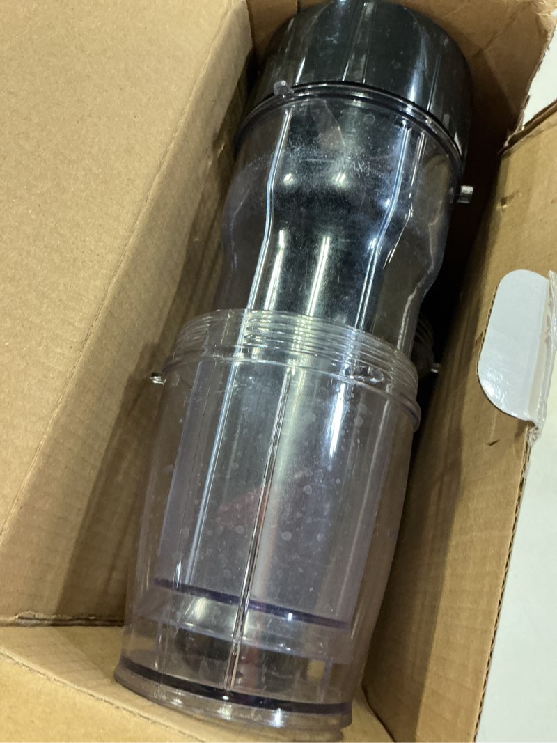 Condition photo showing As Is for replacement 7 fins male blade&24oz blender cups with new lids compatible for nutri ninja auto iq blender .4 inch male 7 fins blade