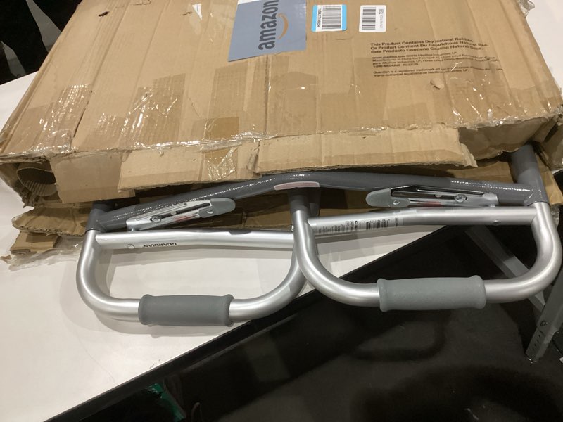 Condition photo showing Good Condition for Medline Heavy-Duty Bariatric Folding Walker with 5” Wheels and Durable Handles, 500 lb. Weight Capacity durable pvc plastic