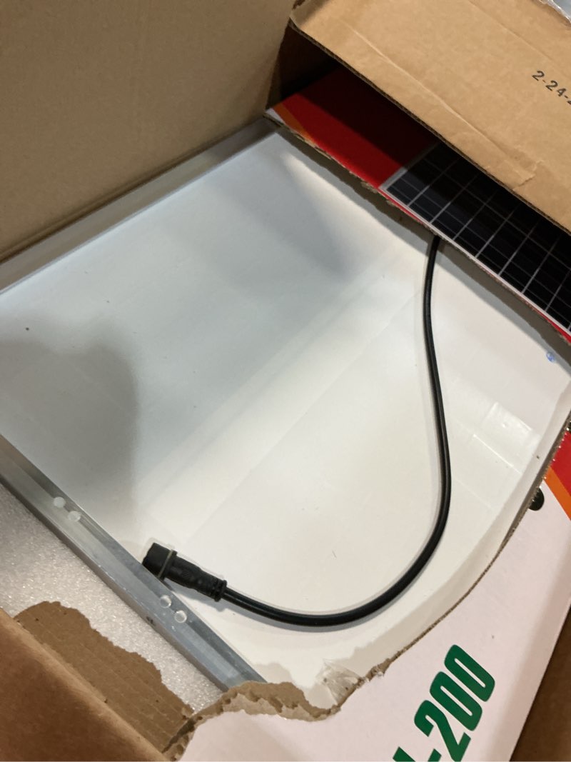 Condition photo showing Good Condition for joylight 9000 watt solar street lights outdoor, dusk to dawn ip67 security led flood light lamp with remote control mounting pole and bracket garden, street, court, parking lot 1p