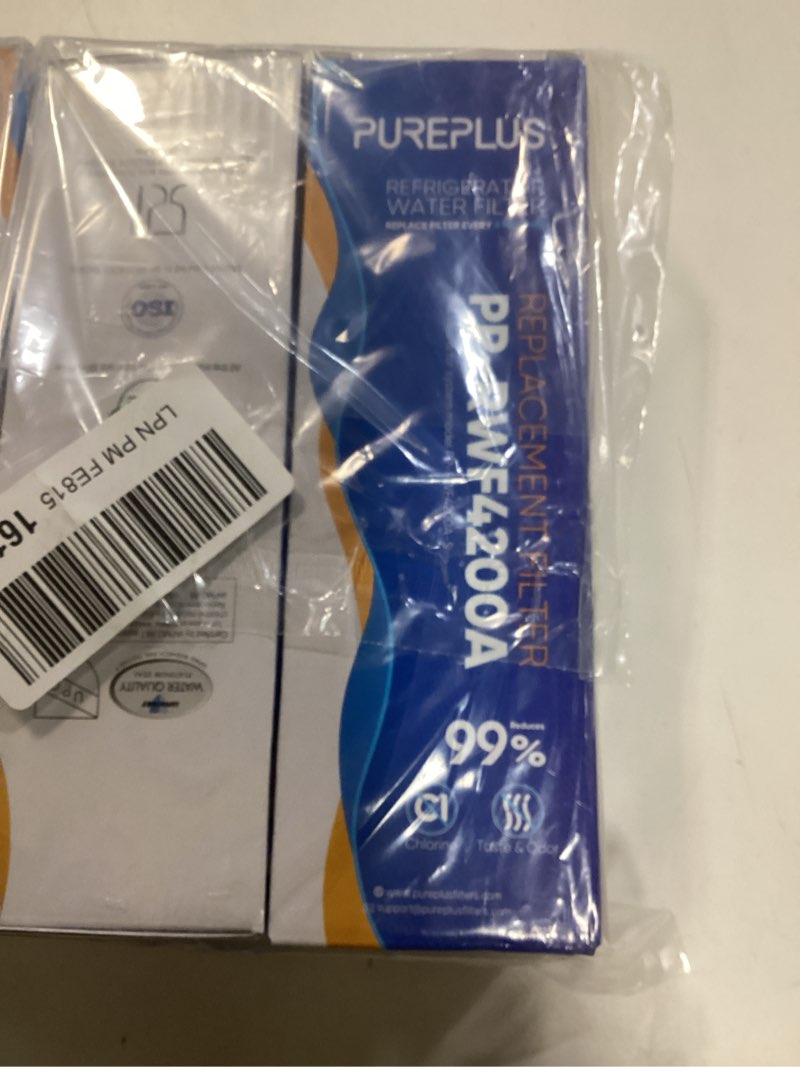 Condition photo showing New/Like New for PUREPLUS DA29-00020B Refrigerator Water Filter Replacement for Samsung RF28HMEDBSR, RF263BEAESR, HDX FMS-2, HAF-CIN/EXP, RF4287HARS, RF28HFEDBSR, DA29-00020A, RF261BEAESR, DA97-08006A, 469101, 3PACK Standard 3 Count (Pack of 1)