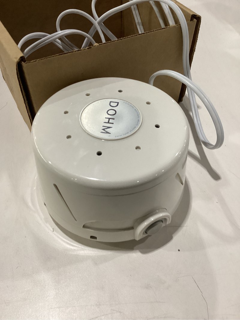 Condition photo showing Good Condition for not testedyogasleep dohm classic (white) the original white noise sound machine, soothing natural sounds from a real fan, sleep therapy for adults & baby, noise cancelling for office privacy & meditation white pack of 1