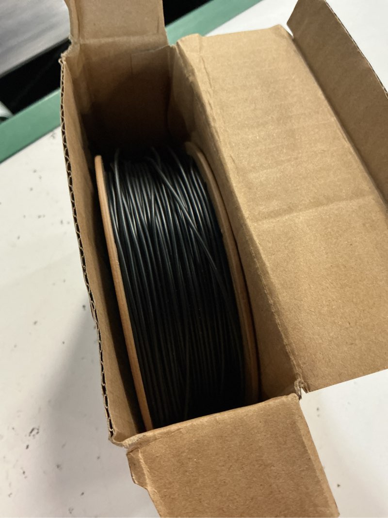 Condition photo showing Good Condition for black tpu filament 1.75mm 250g (0.55lb), 95a flexible rubber-like 3d printer filament, high elasticity tpu filament+/-0.03mm accuracy 250g black