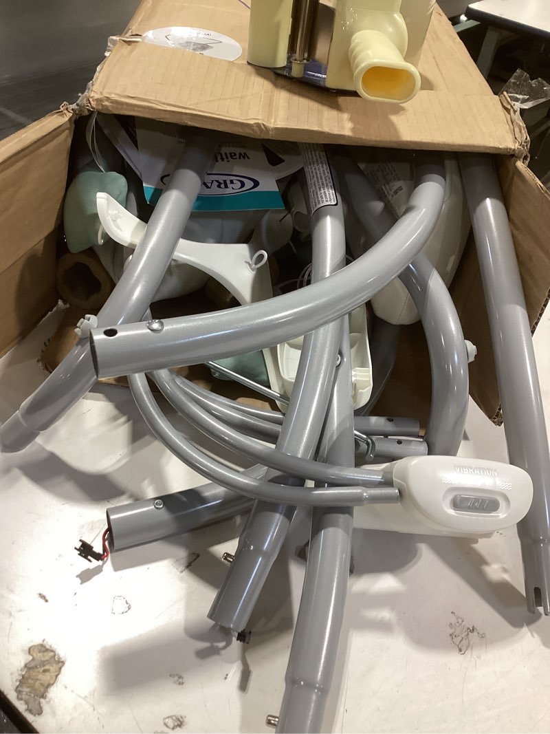 Condition photo showing As Is for Graco Simple Sway Baby Swing, Side?to?Side Motion, Infant Swing with 6 Speeds, Vibration, Ivy Swing Ivy