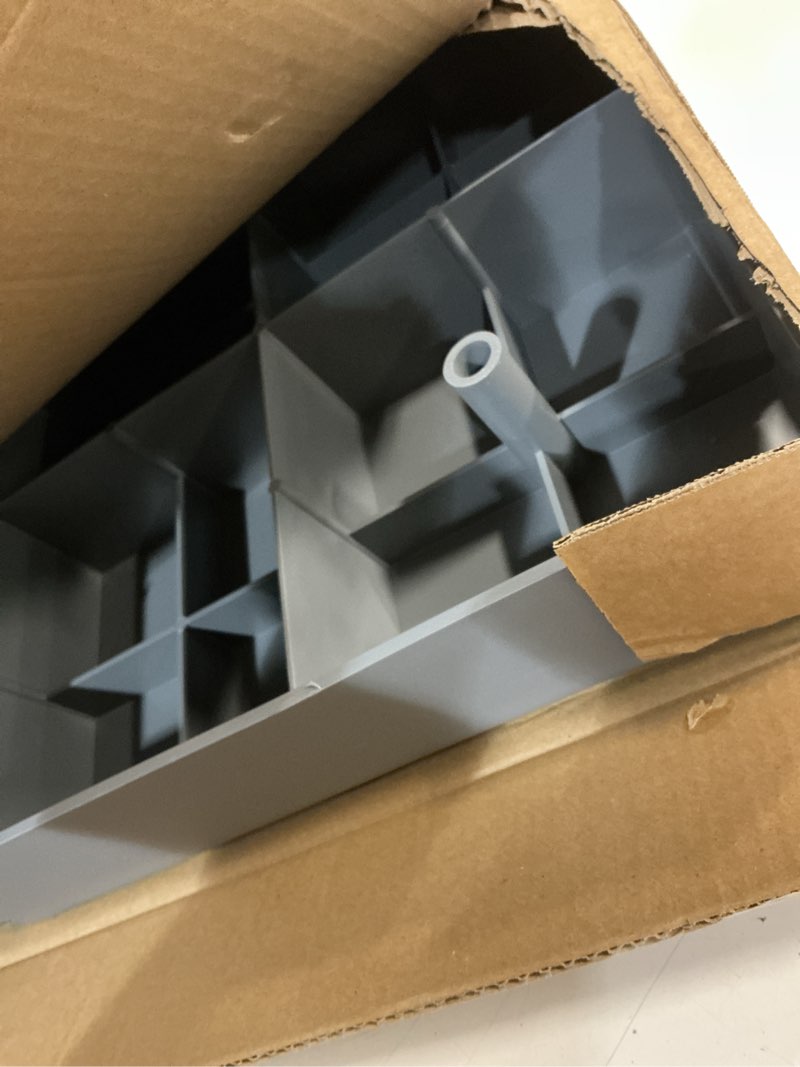 Condition photo showing New/Like New for mini split pad for condenser: ground base for air conditioner outdoor condenser units, plastic equipment pad for ductless minisplit heat pump systems havc, gray, 32'' x 32'' x 3'' 32" x 32" x 3"
