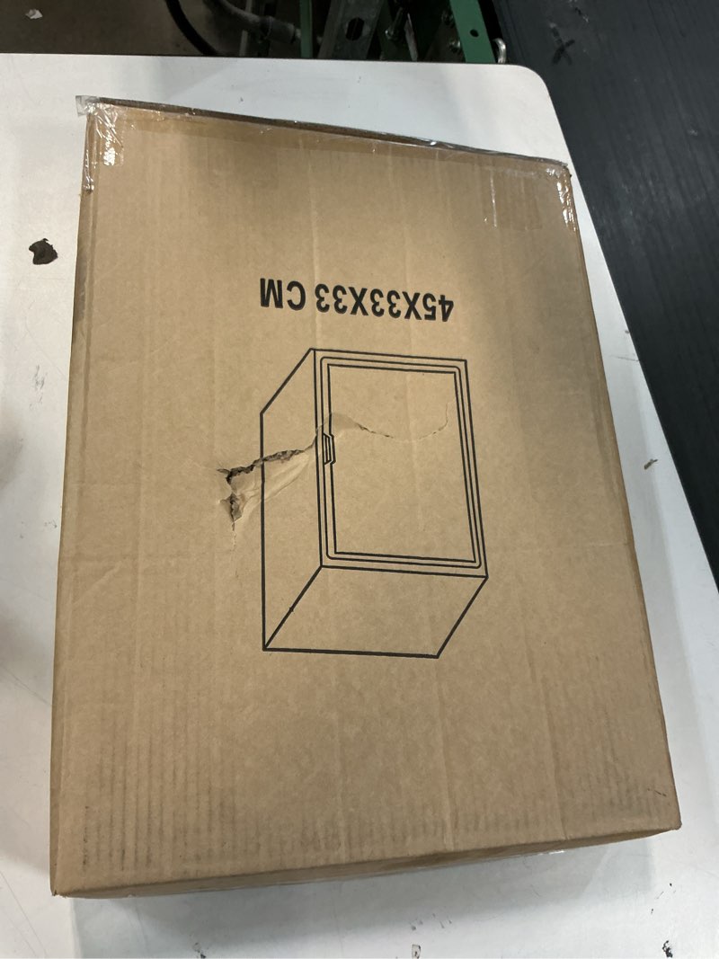 Condition photo showing Good Condition for XXX-Large Extra Large Acrylic Display Case 17''x13''x13'' Transparent Shoe Display Case Sneaker Bag Organizer Clear Stackable Boot & Shoe Boxes Large Showcase for Helmet, Handbag, Figures Collectibles XXX-Large 1