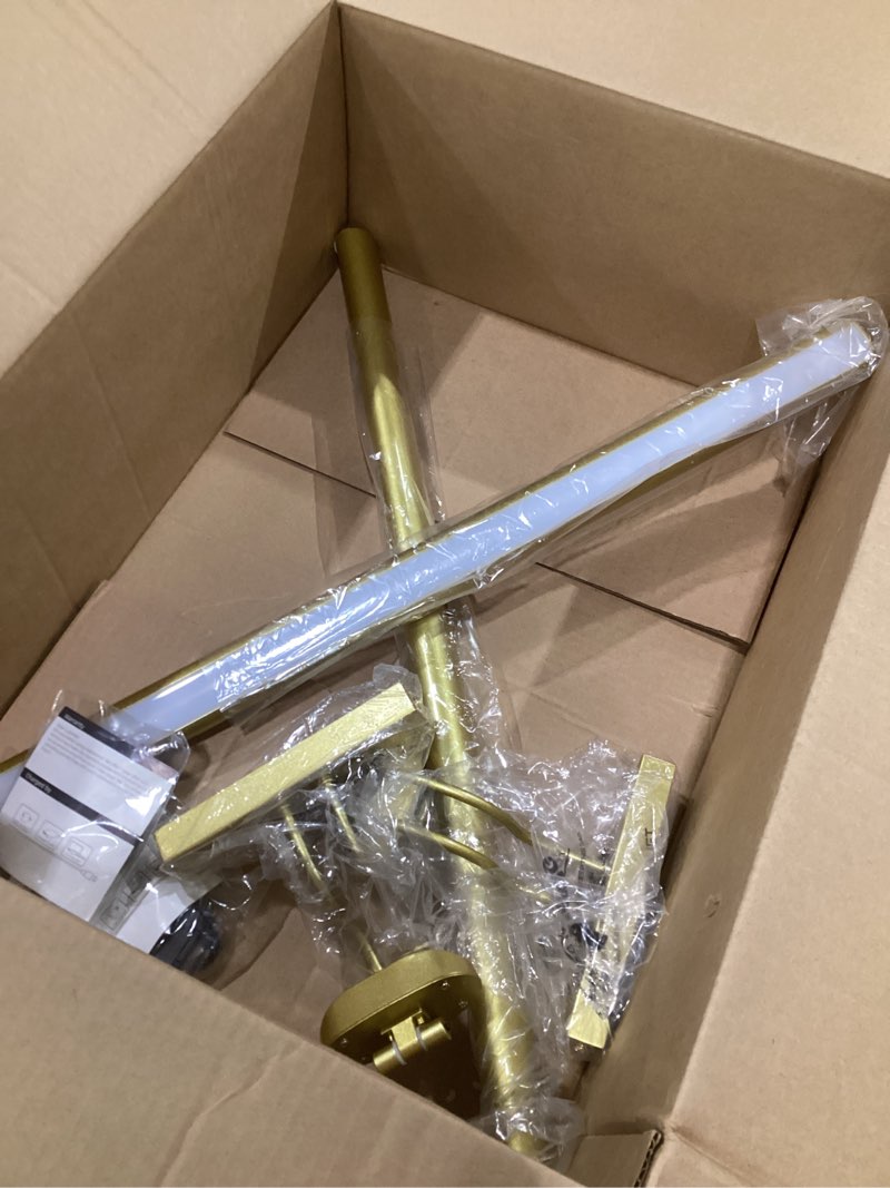 Condition photo showing Good Condition for 26" wireless picture lights, rechargeable battery art display light with remote control, dimmable/timer off dartboard light, 3 lighting modes full metal painting display lights (gold-2 pack)