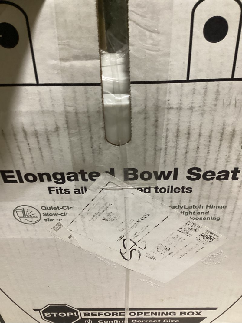 Condition photo showing New/Like New for American Standard 5055A65C.020 Vormax Contemporary Elongated Toilet Seat with TriVantage, White