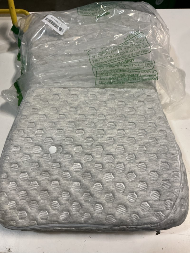 Condition photo showing As Is for cpap pillow for side, back & stomach sleepers, adjustable cervical memory foam neck pillow with cooling cover & mask cutouts, ergonomic cpap bed pillow to reduce air leaks & mask pressure