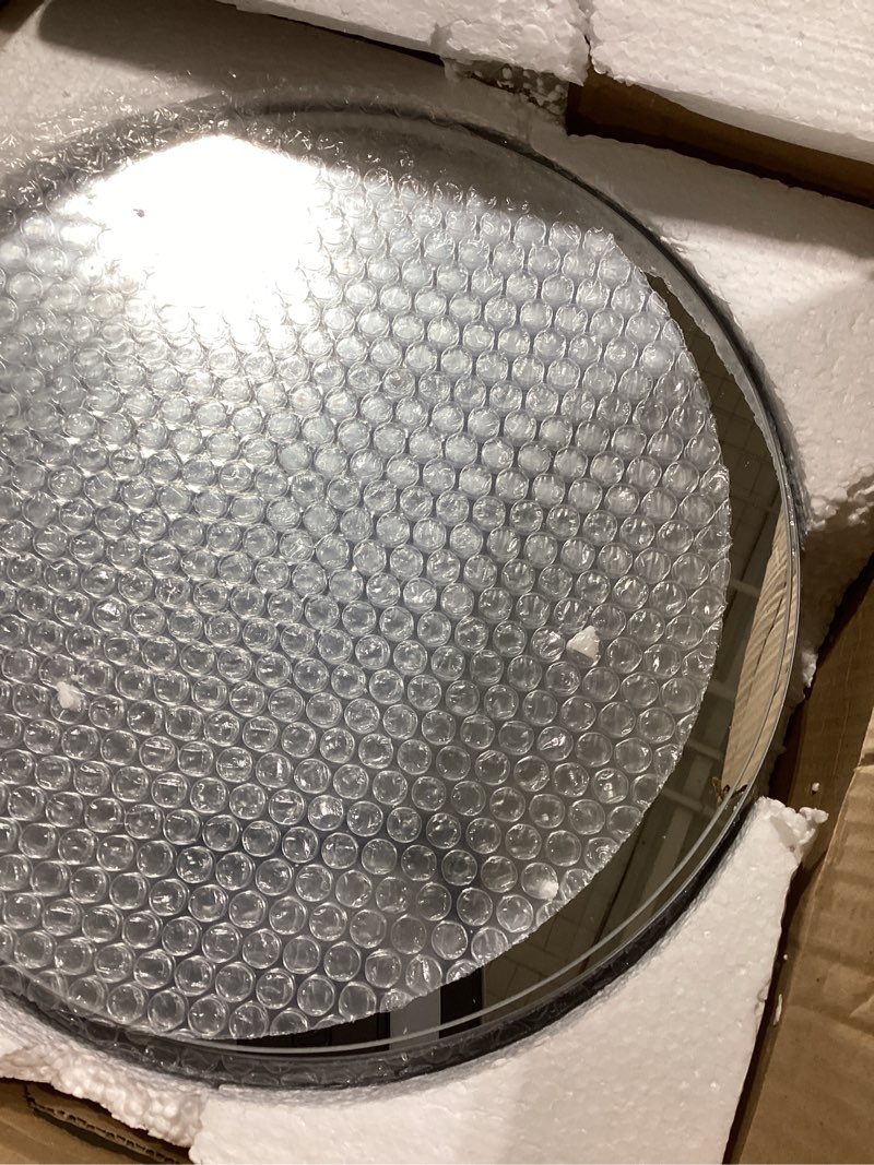 Condition photo showing Good Condition for seelenruhe 12" round mirrors for centerpieces for tables, round mirrors trays plates for centerpiece