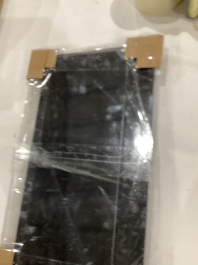 Condition photo showing As Is for meccanixity acrylic display case, 15.8"x8"x9.8" clear display box assemble dustproof storage organizer showcase for collectibles action figures