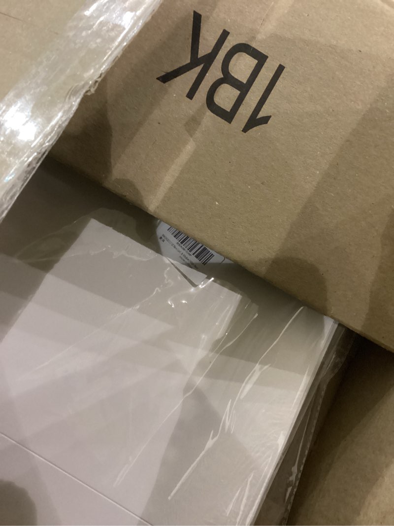 Condition photo showing New/Like New for 12 Piece Cardboard White Cake Boxex | 14 x 14 x 6 Inch | Large Bakery Boxes | Disposable Cake Containers | with Window | White Boxes