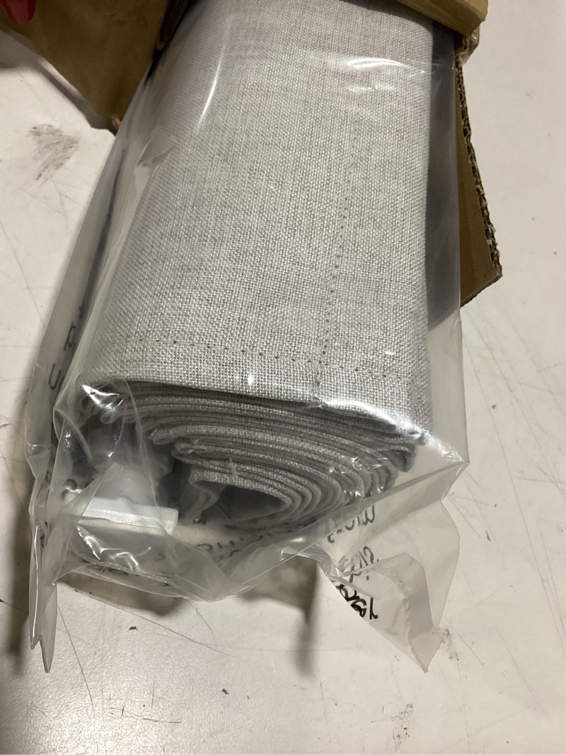 Condition photo showing Good Condition for LazBlinds No Drill Roman Shades for Windows, Cordless Blackout Window Shades with UV Protection, Polyester Fabric for Bedroom & Living Room, 32" W x 64" H, Natural Blackout - Faux Linen - Natural 32"W x 64"H