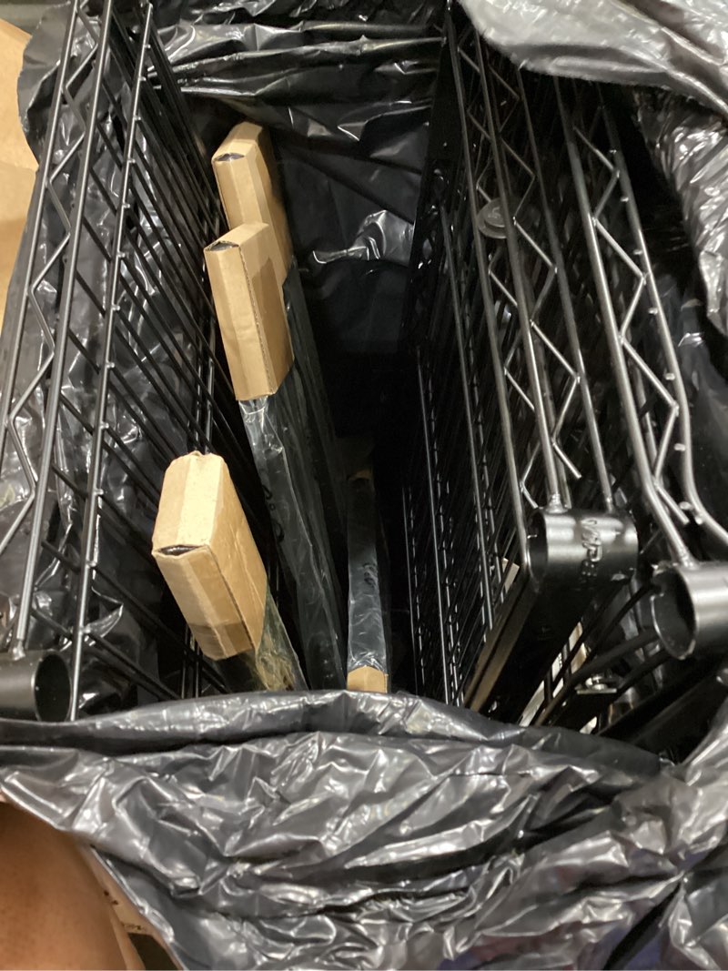 Condition photo showing New/Like New for vipek x1 expandable clothes rack heavy duty adjustable from 2' to 3'5" with adjustable shelves and hanger rods, reach-in & walk-in closets metal garment racks portable closet, black black x1