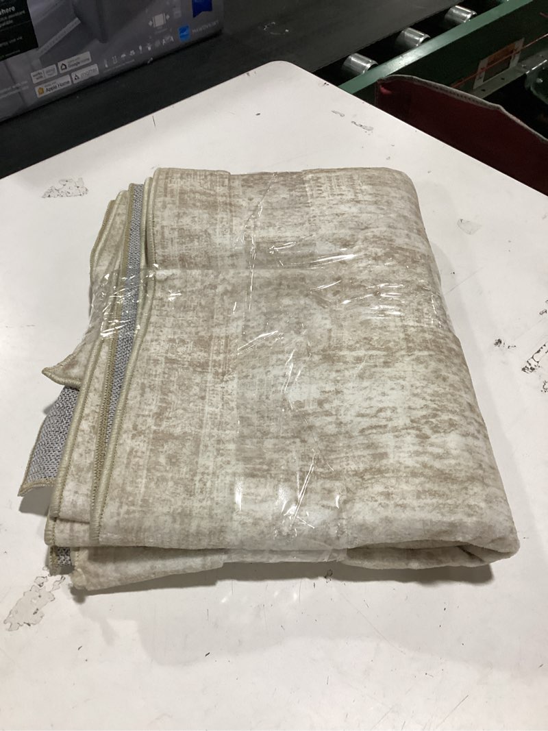 Condition photo showing Good Condition for valenrug washable rugs 5x7 - stain resistant 5x7 area rugs for living room, non slip backing printed rugs for bedroom, folable machine washable area rug (5'x7', beige) 01-beige 5' x 7' (rectangular)