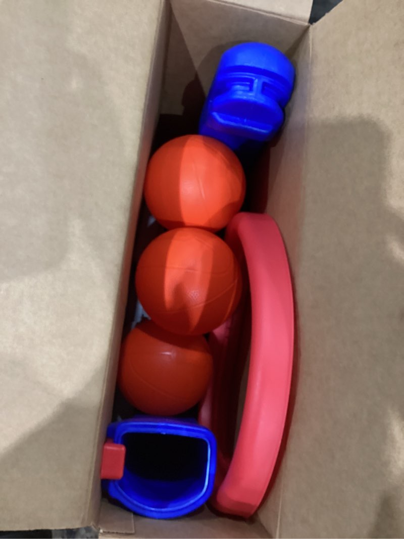 Condition photo showing Good Condition for little tikes easy score basketball set, blue, 3 balls - amazon exclusive, 23.75 x 22 x 61 inches standard