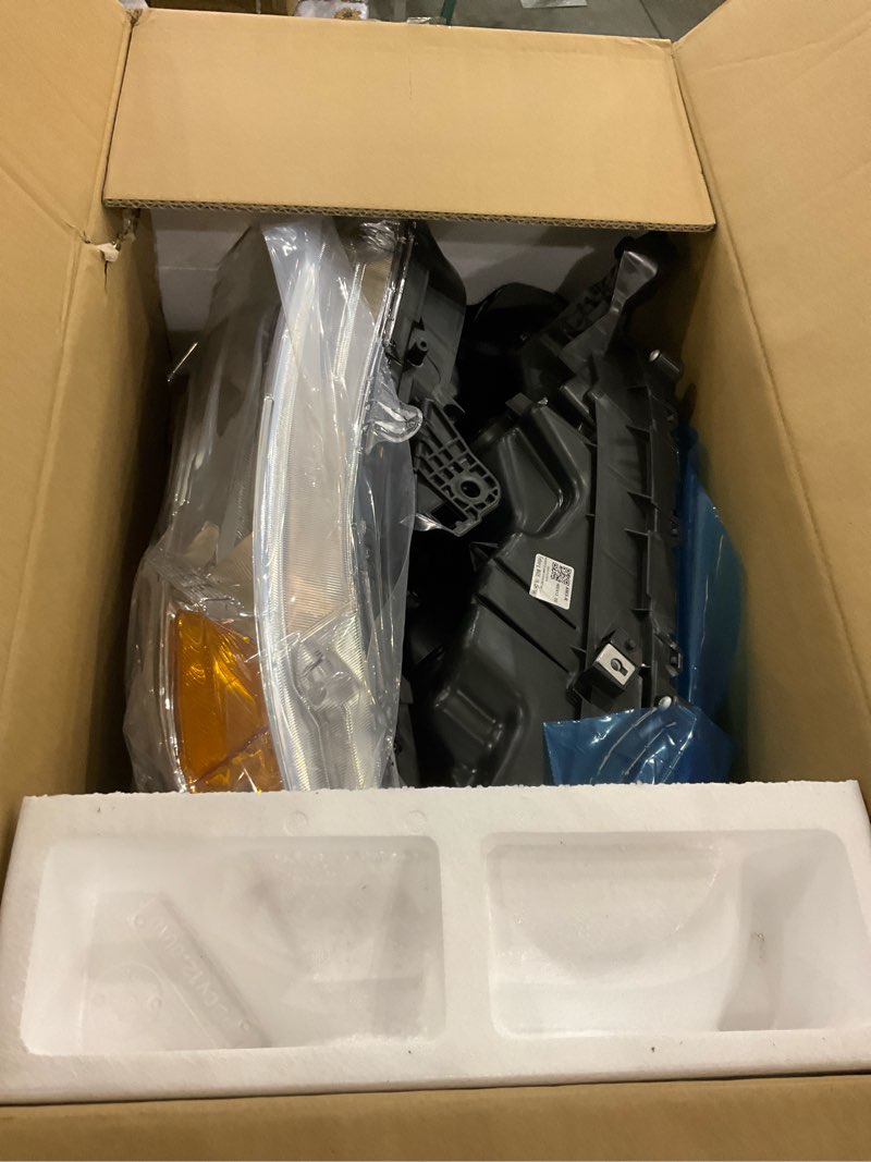 Condition photo showing New/Like New for Headlight Assembly Compatible with 2012 2013 2014 2015 Honda Civic 4Dr Sedan/ 2012 2013 Honda Civic 2Dr Coupe Chrome Housing Passenger and Driver Side OEM# 33150-TR0-A01/33100-TR0-A01