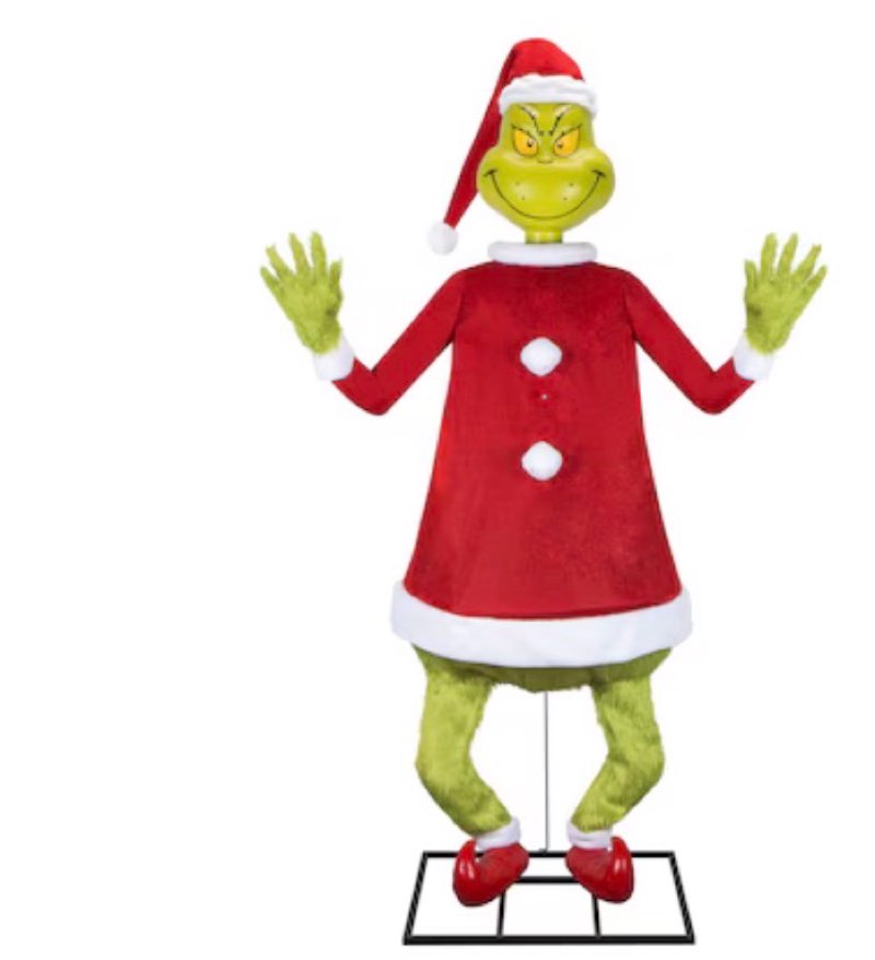 1k+ views last week Grinch 9-ft Dr. Seuss The Grinch Animatronic Item #6029623 | Model #886361 ( missing power chord)