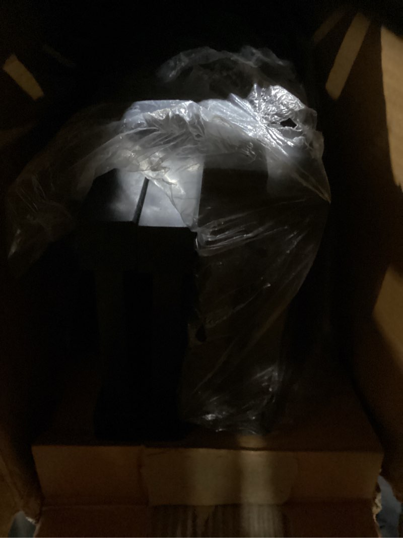 Condition photo showing Good Condition for Amazon Basics Solid Wood Saddle-Seat Kitchen Counter Barstool with Footrest, Easy Assembly - 29-Inch Height - Black - Set of 2 Black 29"