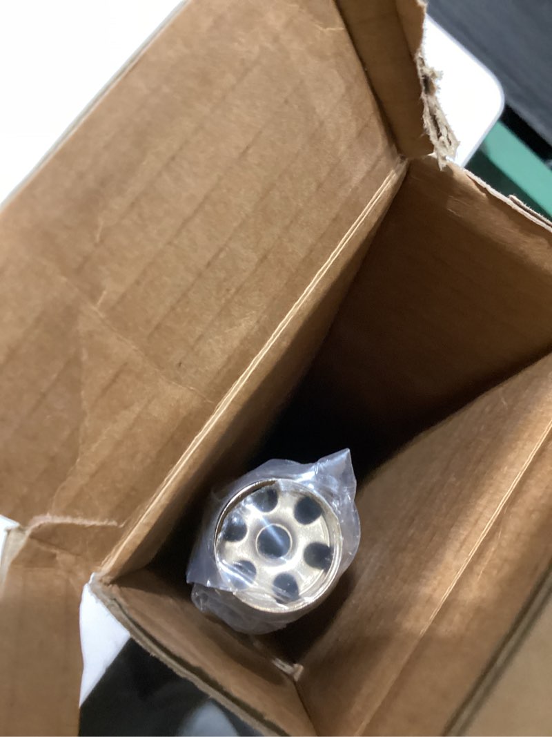 Condition photo showing Good Condition for ivilon drapery treatment window curtain rod - acrylic ball 1 inch pole. 48 to 86 inch. warm gold 48" to 86" warm gold