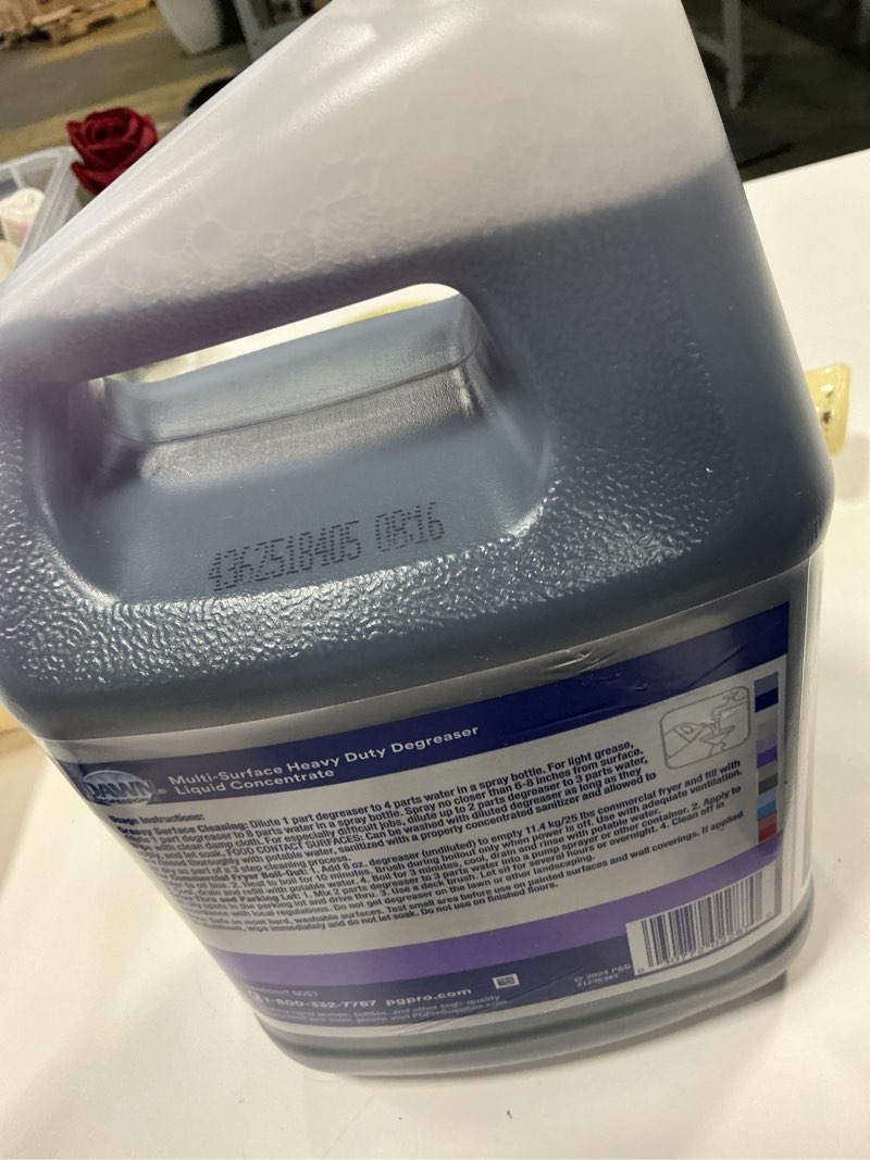 Condition photo showing Good Condition for Dawn Multi-Surface Heavy Duty Degreaser  Fresh Scent  1 gal Spray Bottle