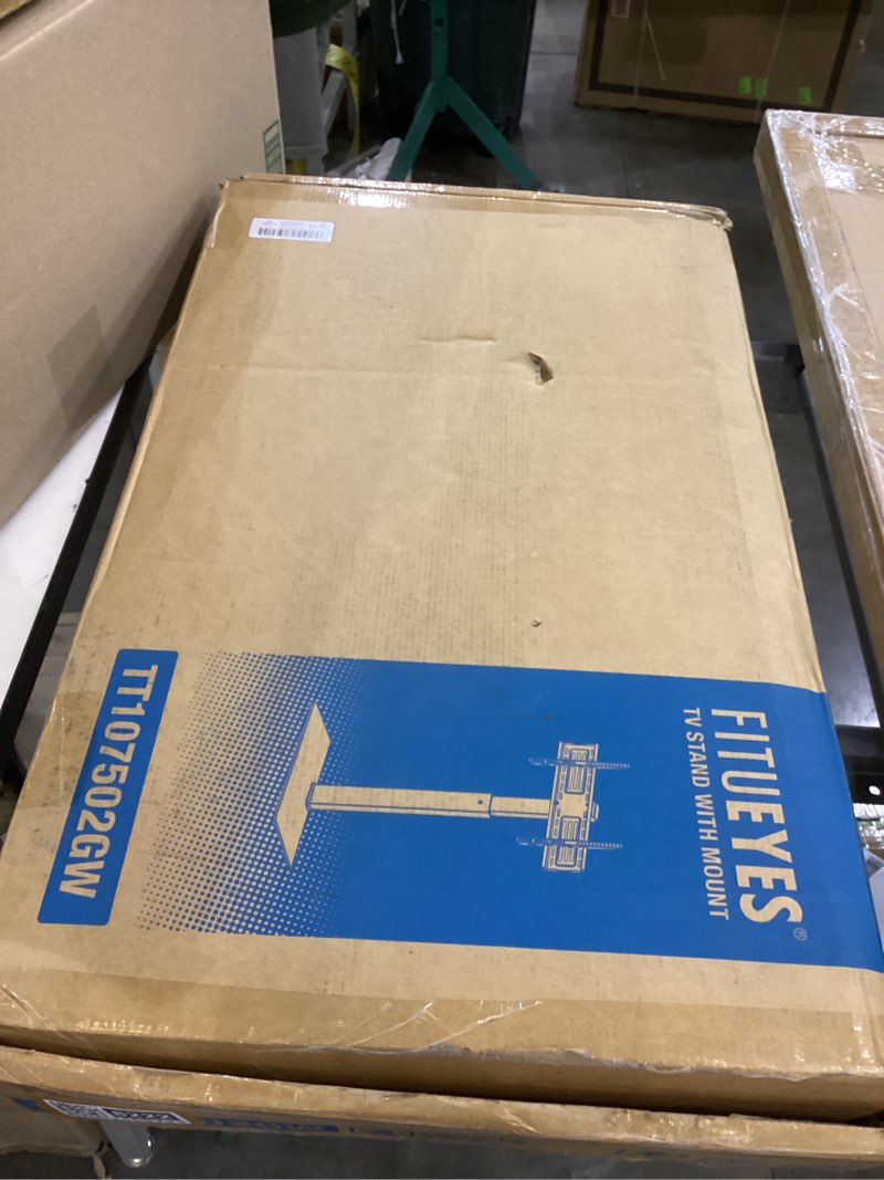 FITUEYES Swivel Floor TV Stand with Mount for TVs 37 43 50 55 60 65 70 75 Inch LCD LED Flat/Curved Screens Universal Swivel Televisions TV Mount Stand for Bedroom Living Room Black Tempered Glass Base