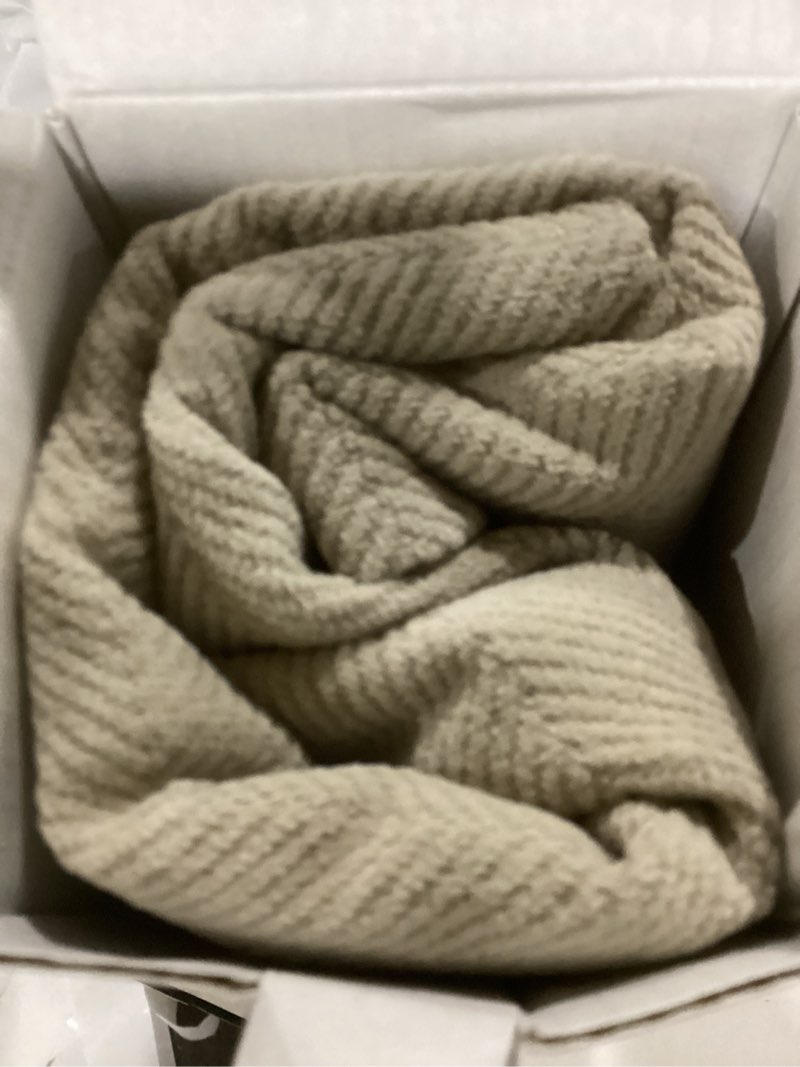 Condition photo showing New/Like New for ZWJD Beige Pillow Covers 18x18 Inch Set of 2 Chenille Throw Pillow Covers with Elegant Design Soft and Luxurious Decorative Throw Pillows for Couch, Bed, and Home Decor(Beige) Beige 18" x 18" (Pack of 2)